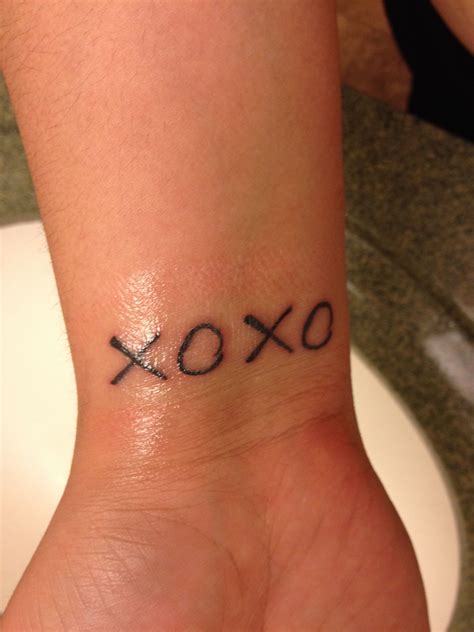 x o tattoos|xoxo tattoos for women.